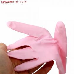 Găng tay cao su tự nhiên Towa size S - Màu hồng_3