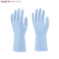 Găng tay cao su tự nhiên Towa size L- Màu xanh_3