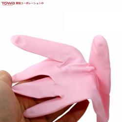 Găng tay cao su tự nhiên Towa size M - Màu hồng_3