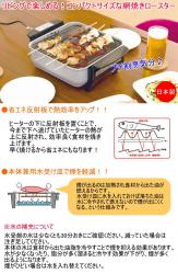Bếp nướng điện Petit Robata-Yaki 900W-100V_7