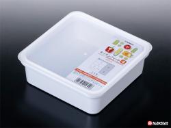Hộp bảo quản thực phẩm vuông Nakaya 930m - trắng sữa_12