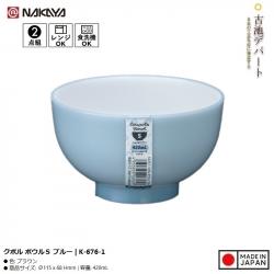Bát nhựa tròn Nakaya Coupole Bowl S - Màu xanh_A