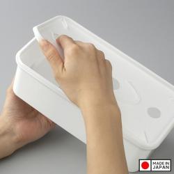 Hộp đựng khăn giấy Inomata Tissue Case - White_4